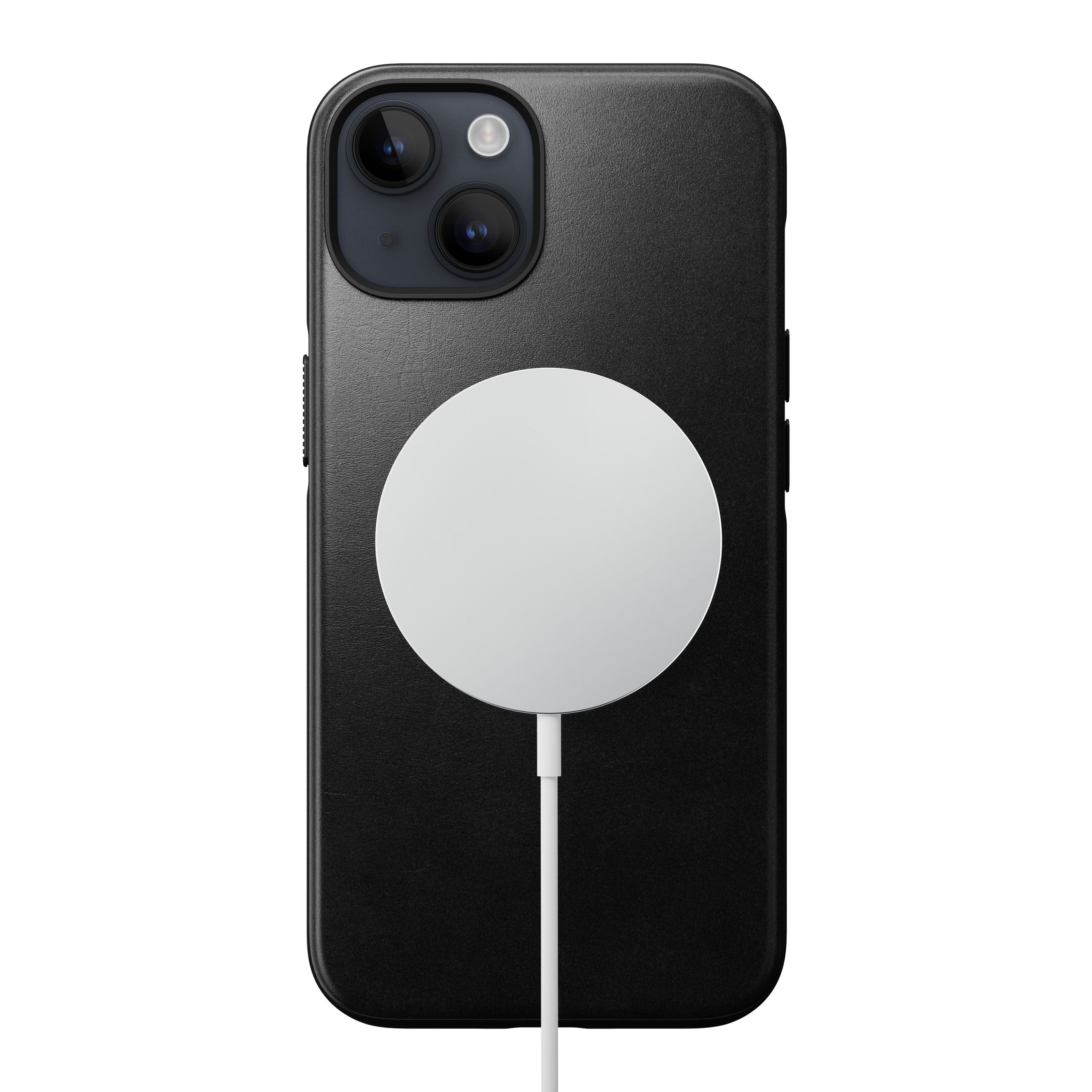 iPhone 14 Plus MagSafe Skal - Modern Leather Black