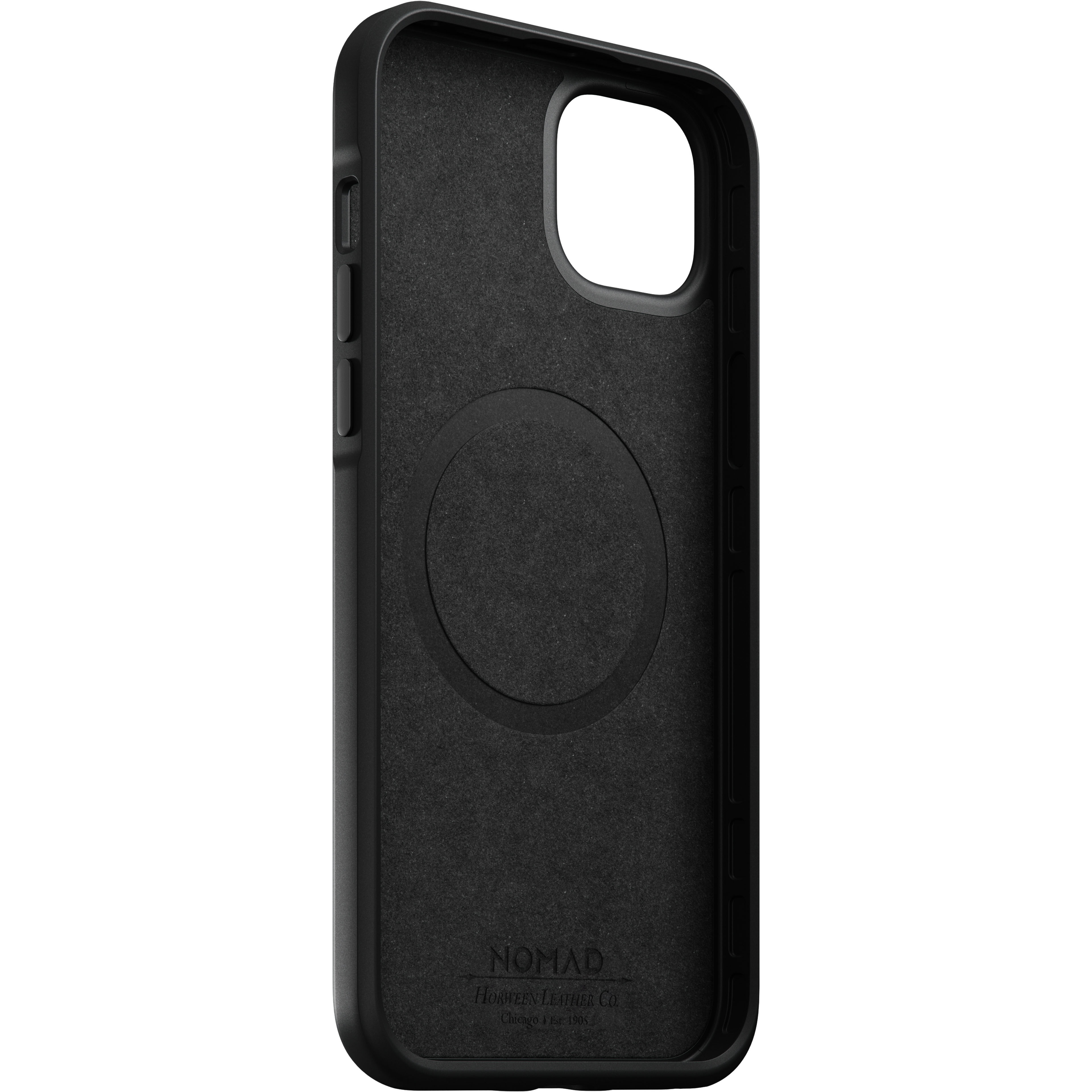 iPhone 14 Plus MagSafe Skal - Modern Leather Black