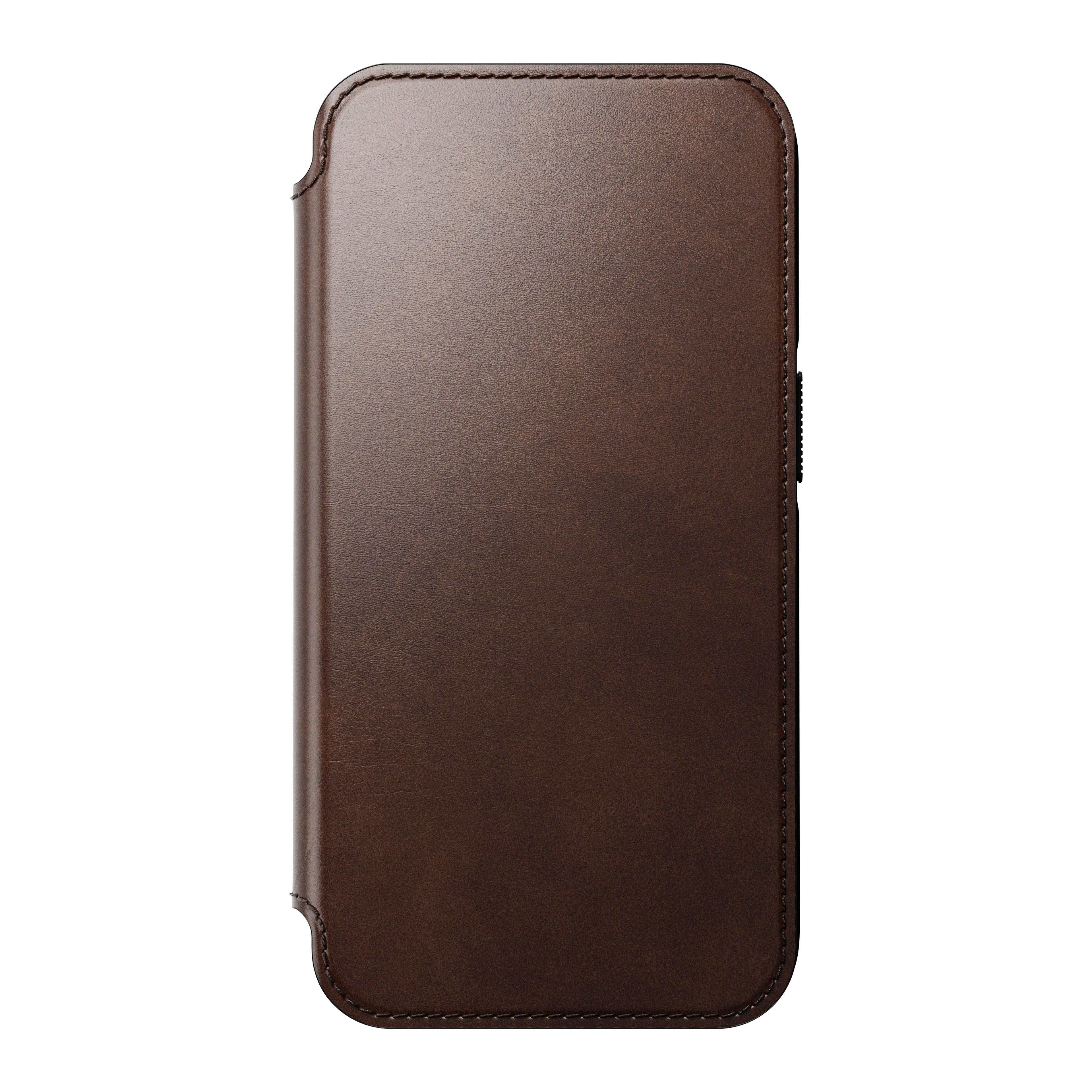iPhone 14 Pro Läderfodral MagSafe  - Modern Horween Leather Folio Brun