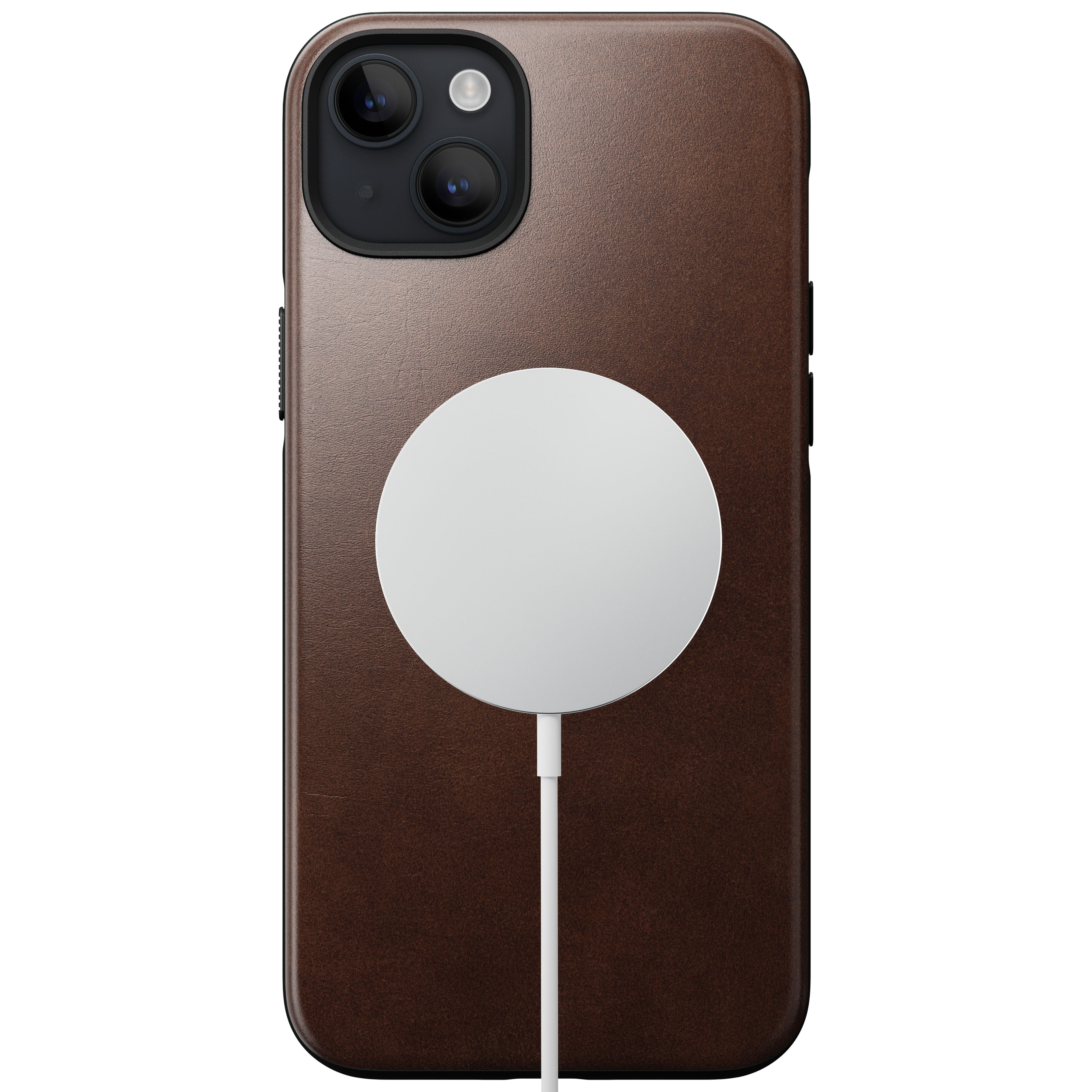 iPhone 14 Plus MagSafe Skal - Modern Leather Brown
