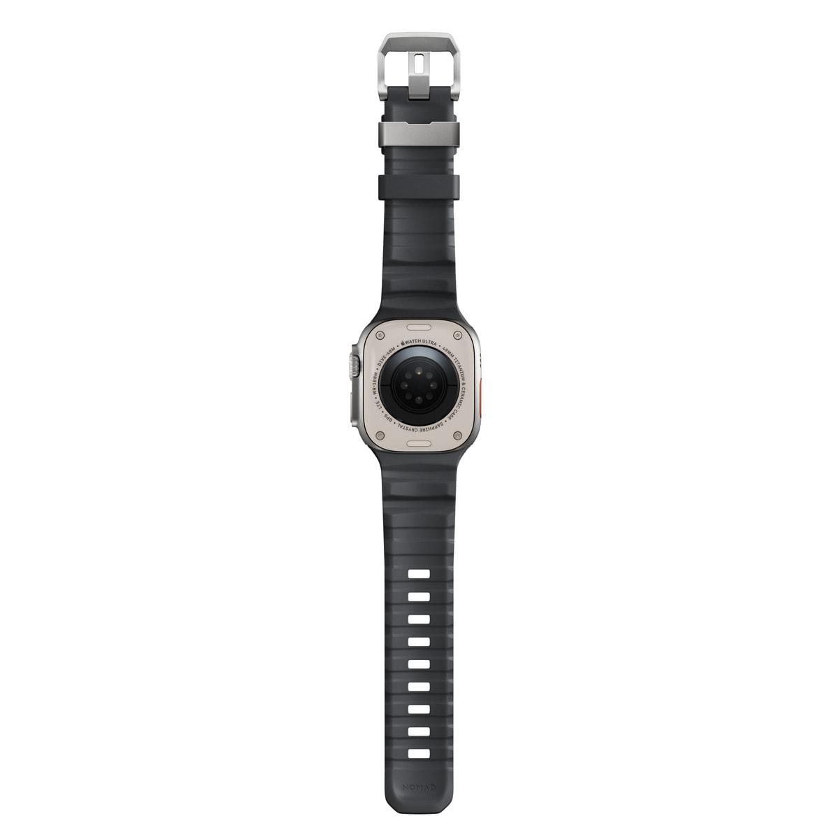 Apple Watch Series 4-6 44mm Armband Rocky Point (Natural Hardware) Storm