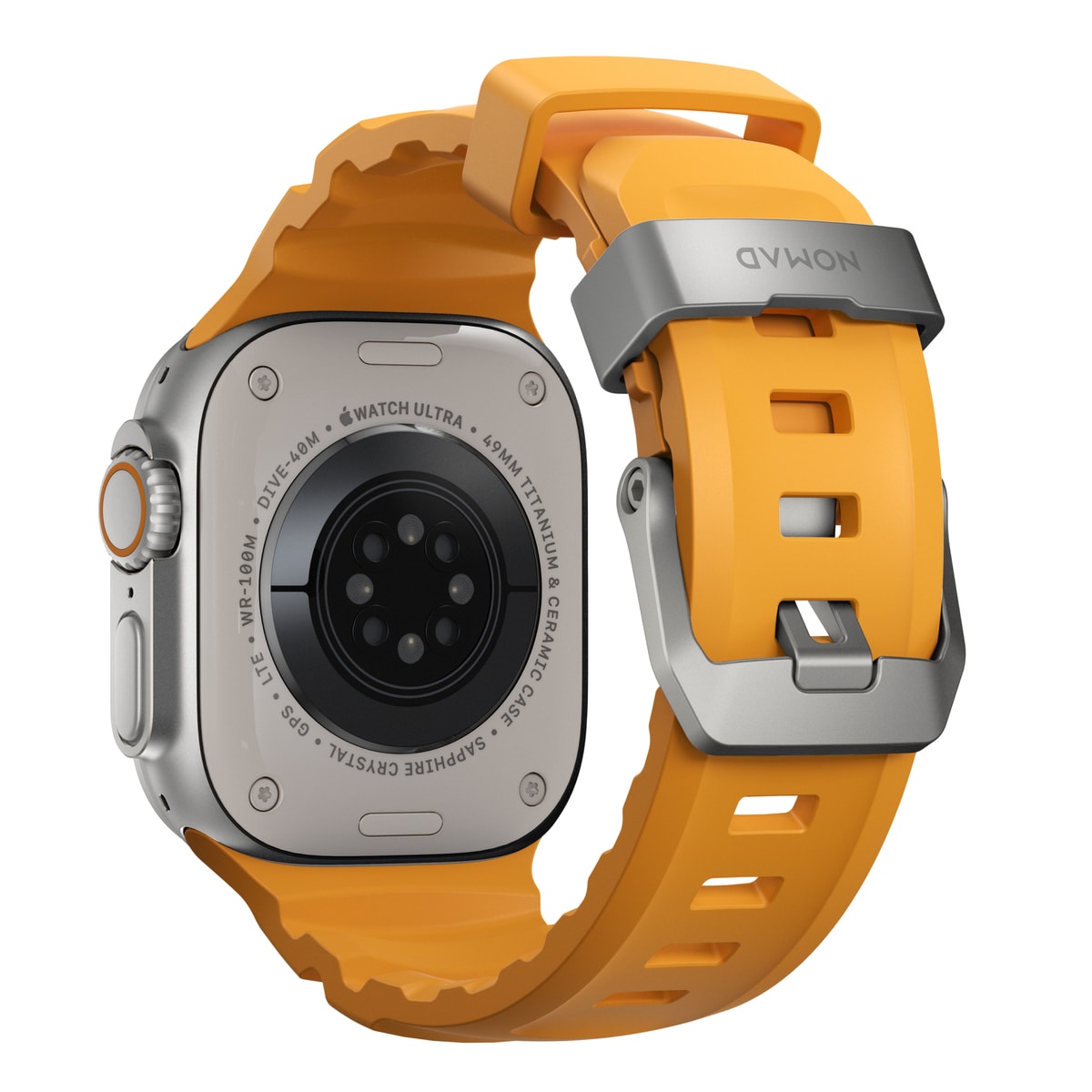 Apple Watch Series 4-6 44mm Armband Rocky Point (Natural Hardware) Sol