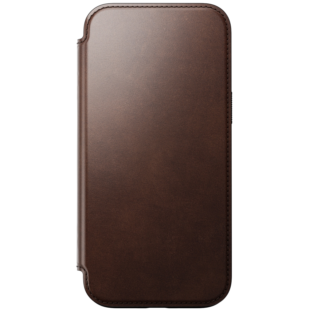 iPhone 16 Pro Max Läderfodral MagSafe  - Modern Horween Leather Folio Rustic Brown