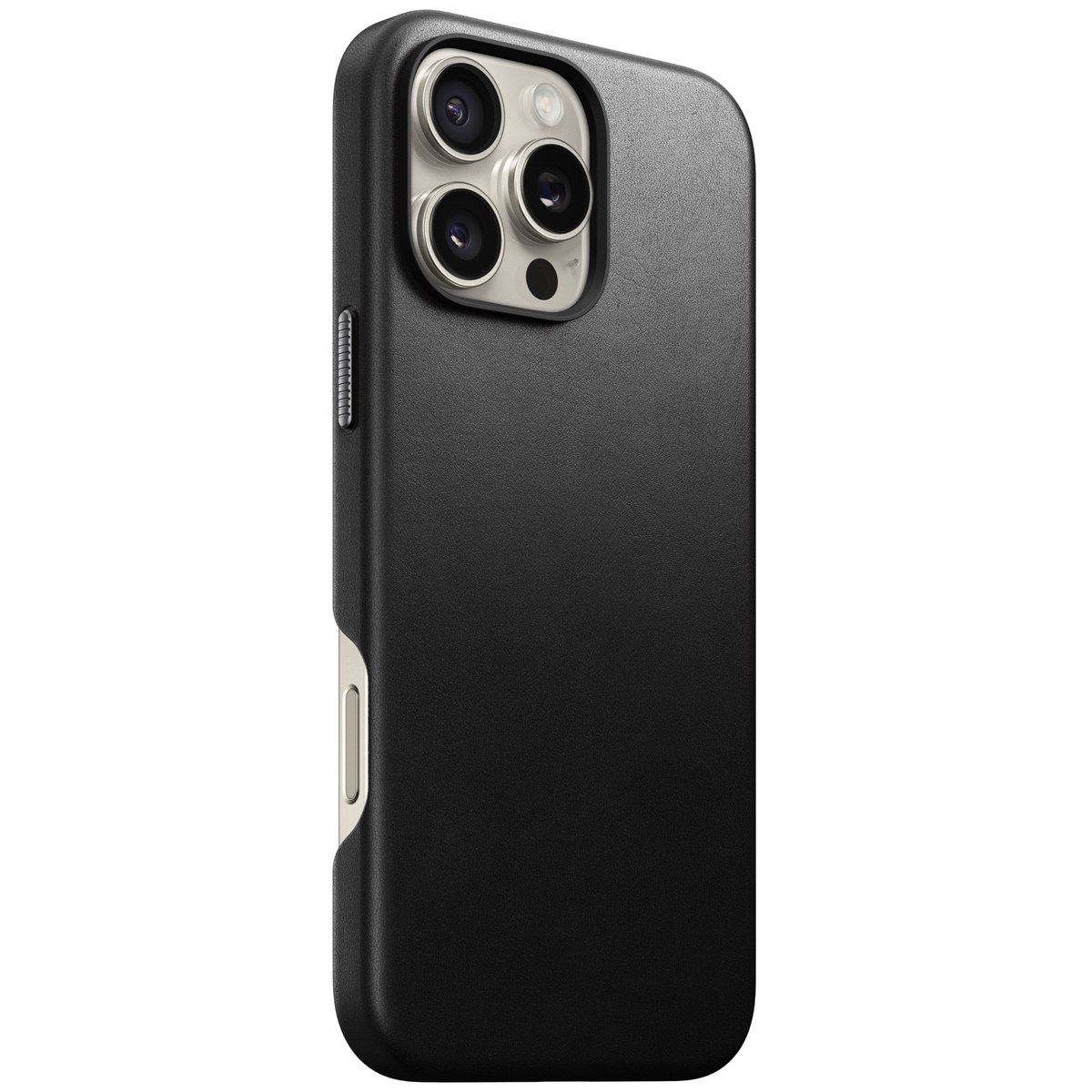 iPhone 16 Pro Max MagSafe-skal - Traditional Leather Black