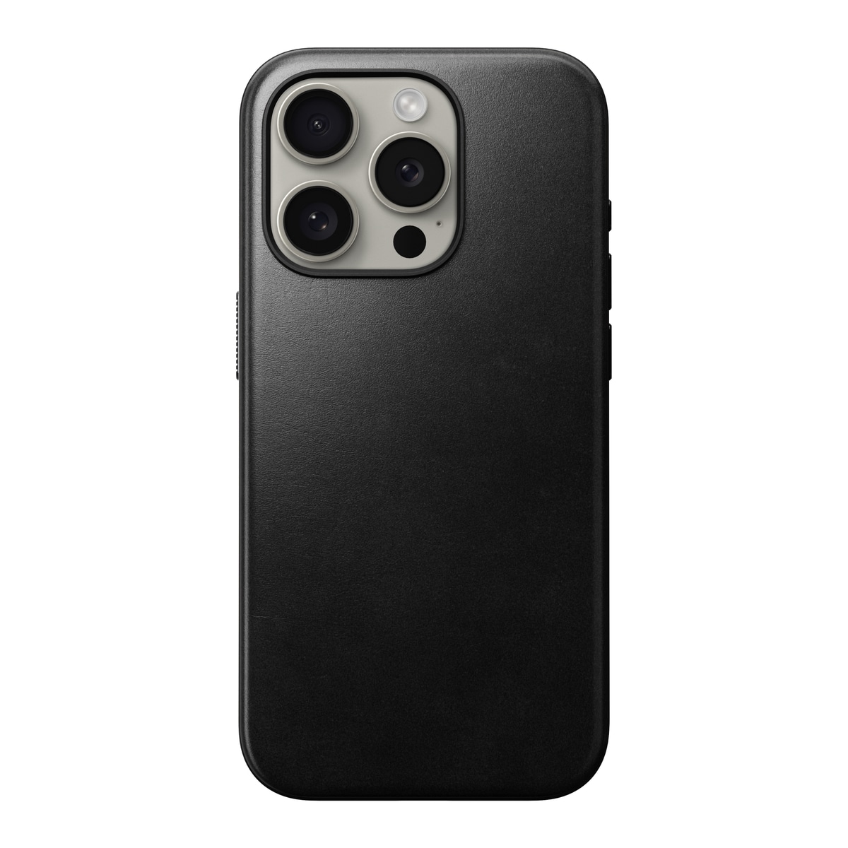 iPhone 15 Pro Läderskal MagSafe - Modern Horween Leather Black