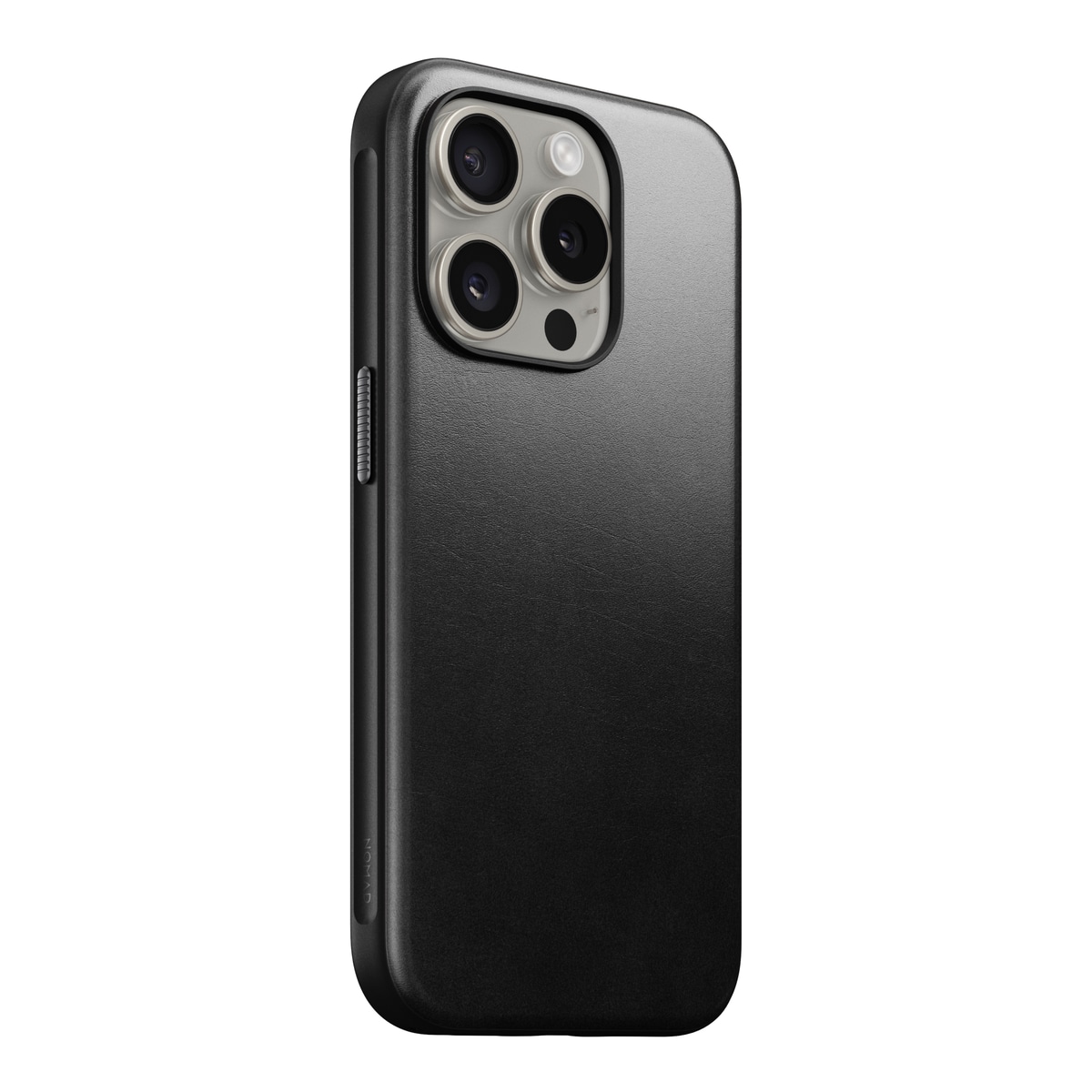 iPhone 15 Pro Läderskal MagSafe - Modern Horween Leather Black