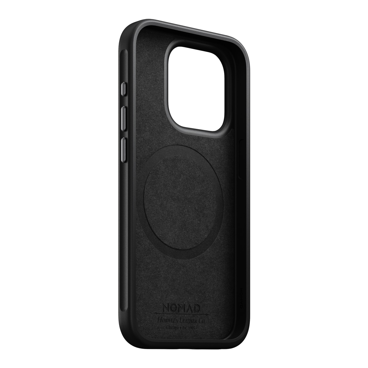 iPhone 15 Pro Läderskal MagSafe - Modern Horween Leather Black