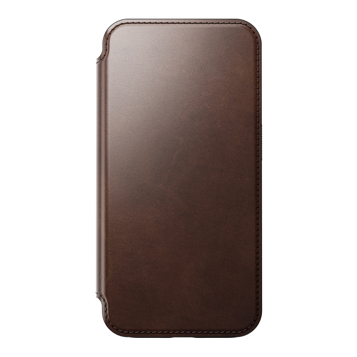 iPhone 15 Pro Läderfodral MagSafe  - Modern Horween Leather Folio Rustic Brown