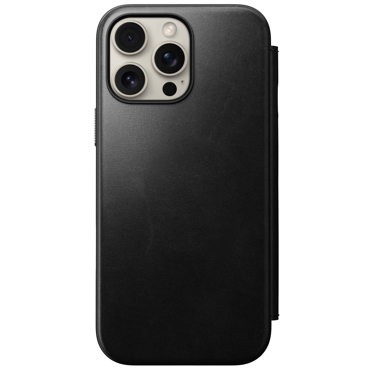 iPhone 16 Pro Max Läderfodral MagSafe  - Modern Horween Leather Folio Black