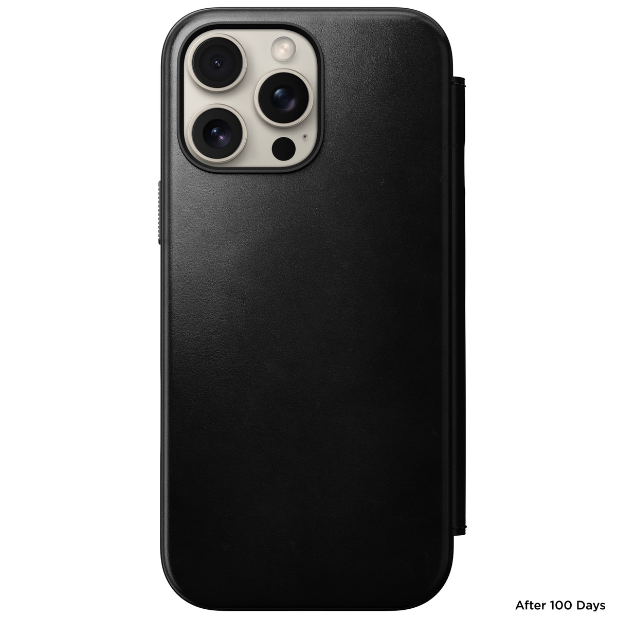 iPhone 16 Pro Max Läderfodral MagSafe  - Modern Horween Leather Folio Black