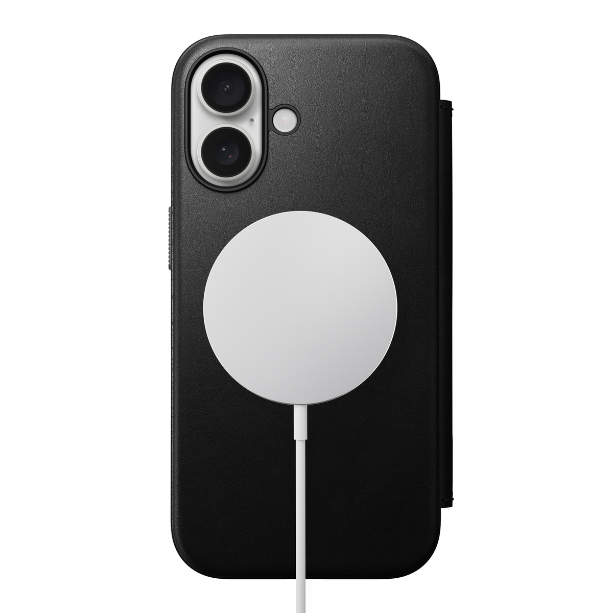 iPhone 16 Fodral MagSafe - Modern Leather Folio, Black