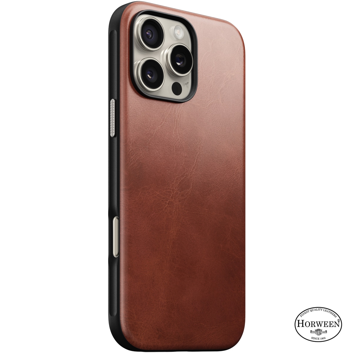 iPhone 16 Pro Max Läderskal MagSafe - Modern Horween Leather Olde Dublin
