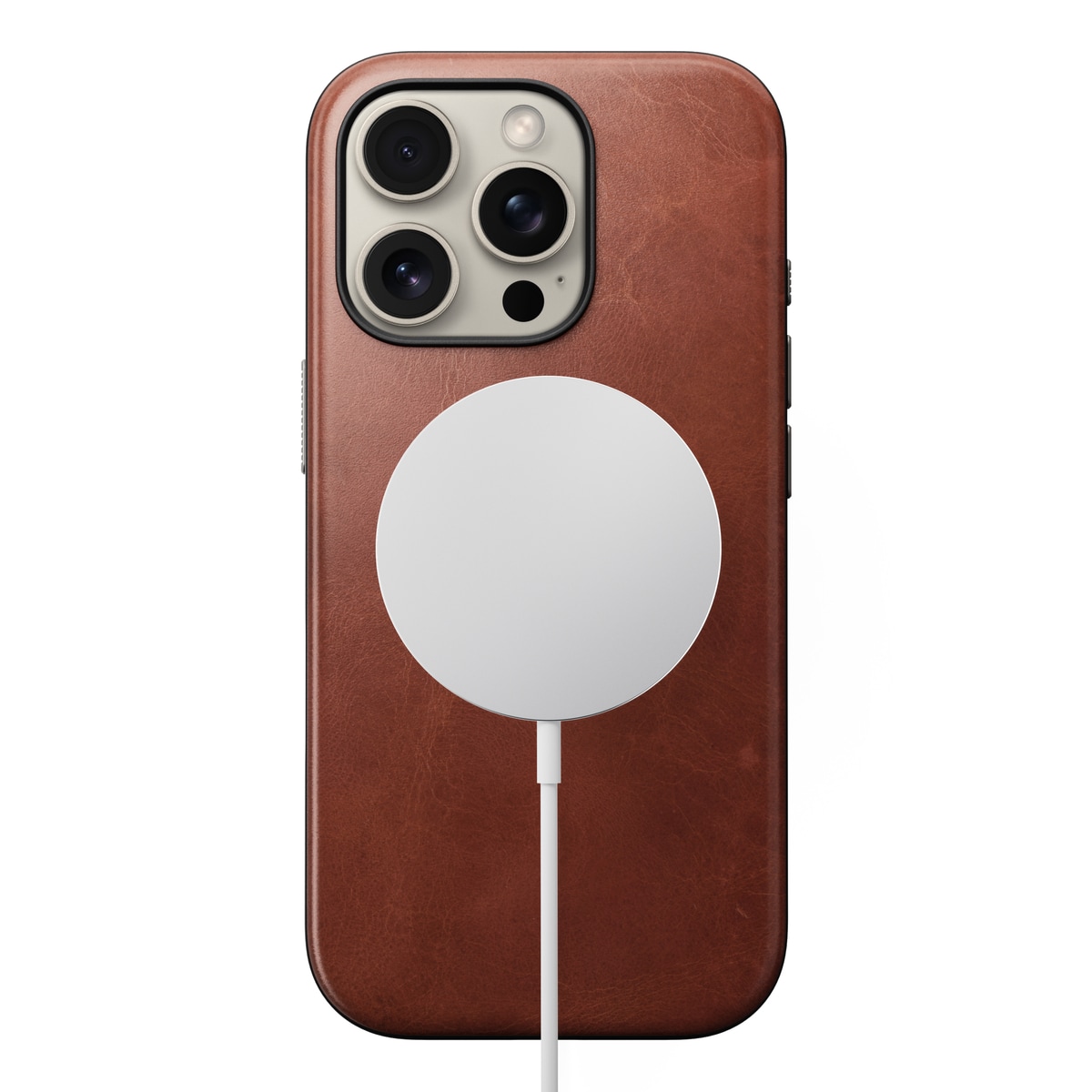 iPhone 16 Pro Läderskal MagSafe - Modern Horween Leather Olde Dublin
