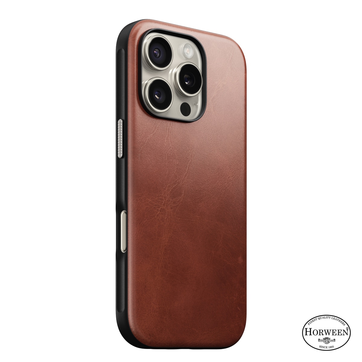 iPhone 16 Pro Läderskal MagSafe - Modern Horween Leather Olde Dublin