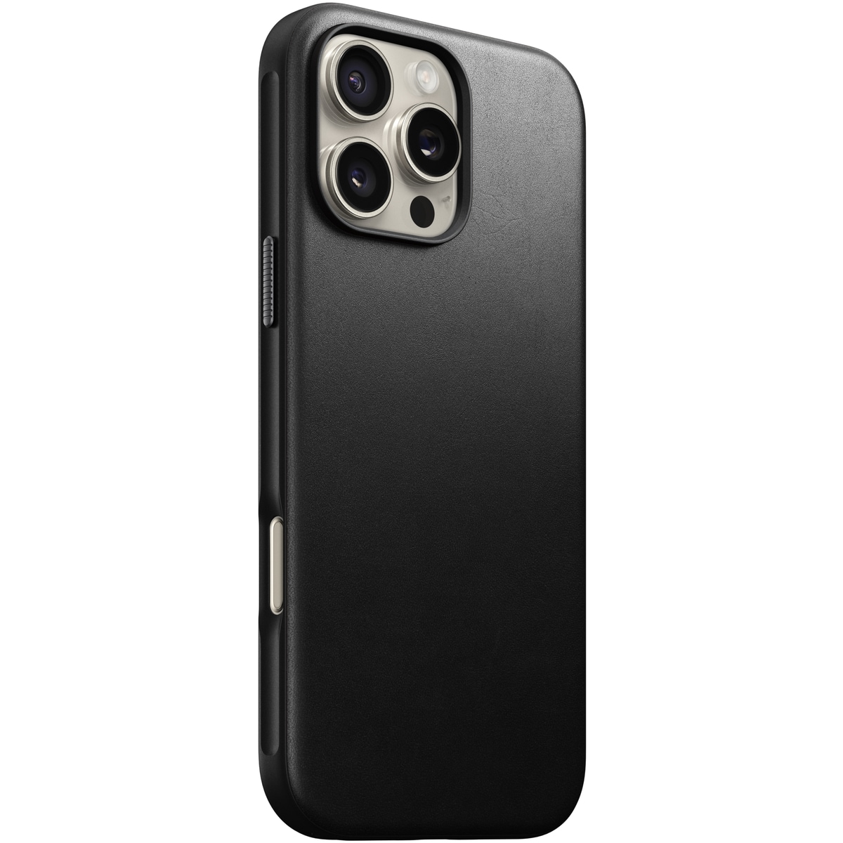 iPhone 16 Pro Max MagSafe Skal - Modern Leather Black