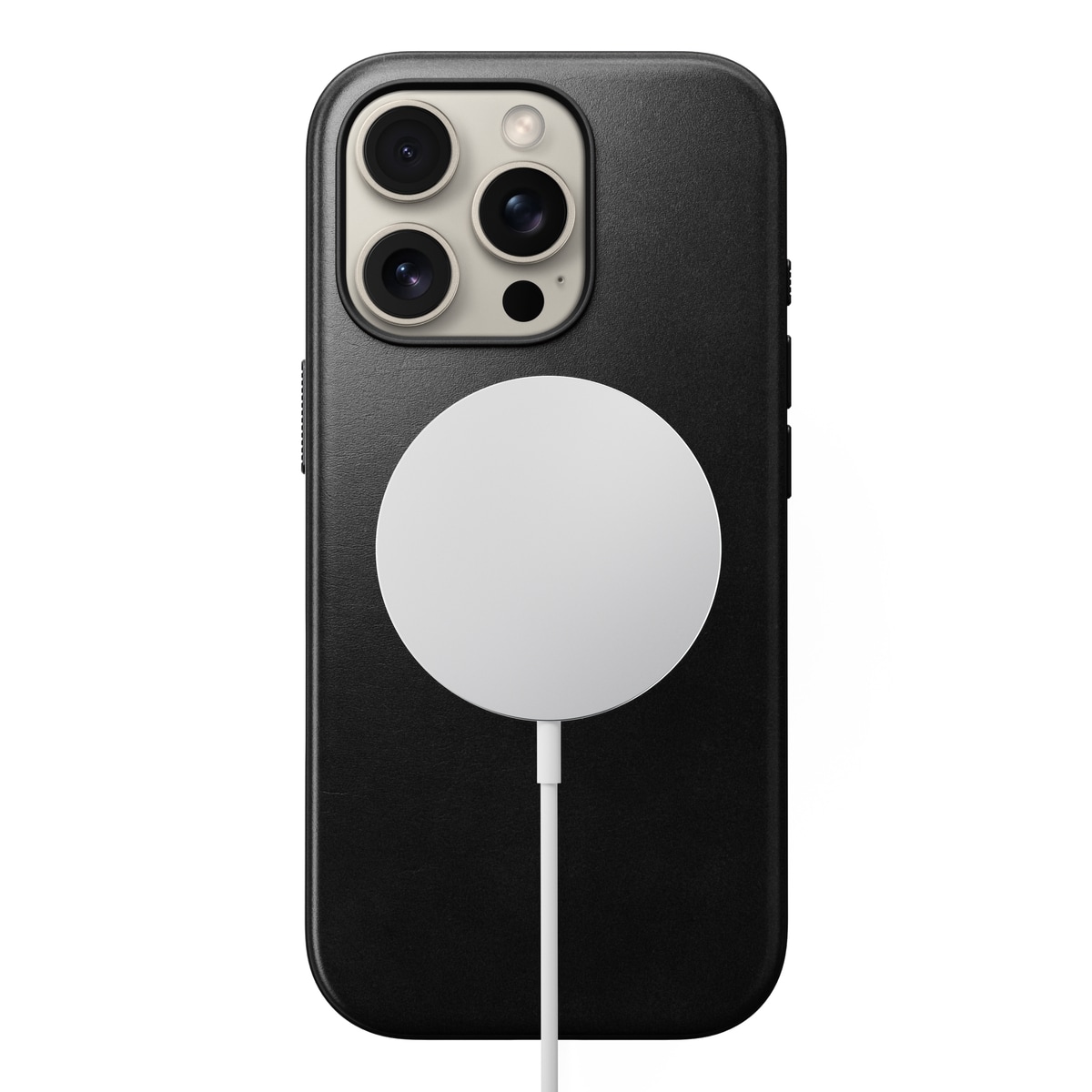 iPhone 16 Pro Max Läderskal MagSafe - Modern Horween Leather Black