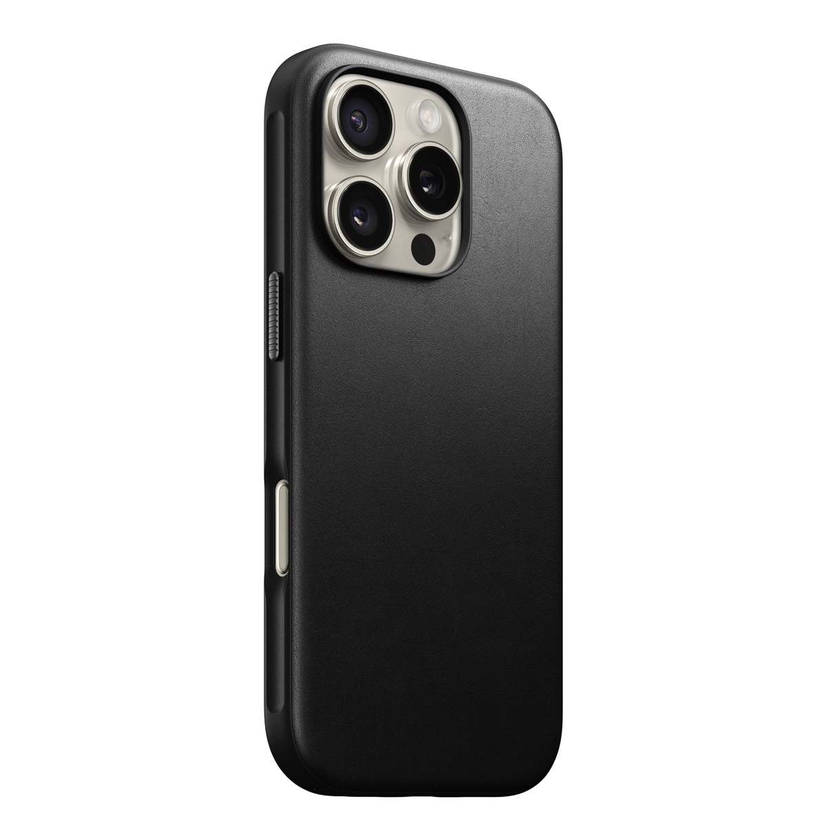iPhone 16 Pro MagSafe Skal - Modern Leather Black