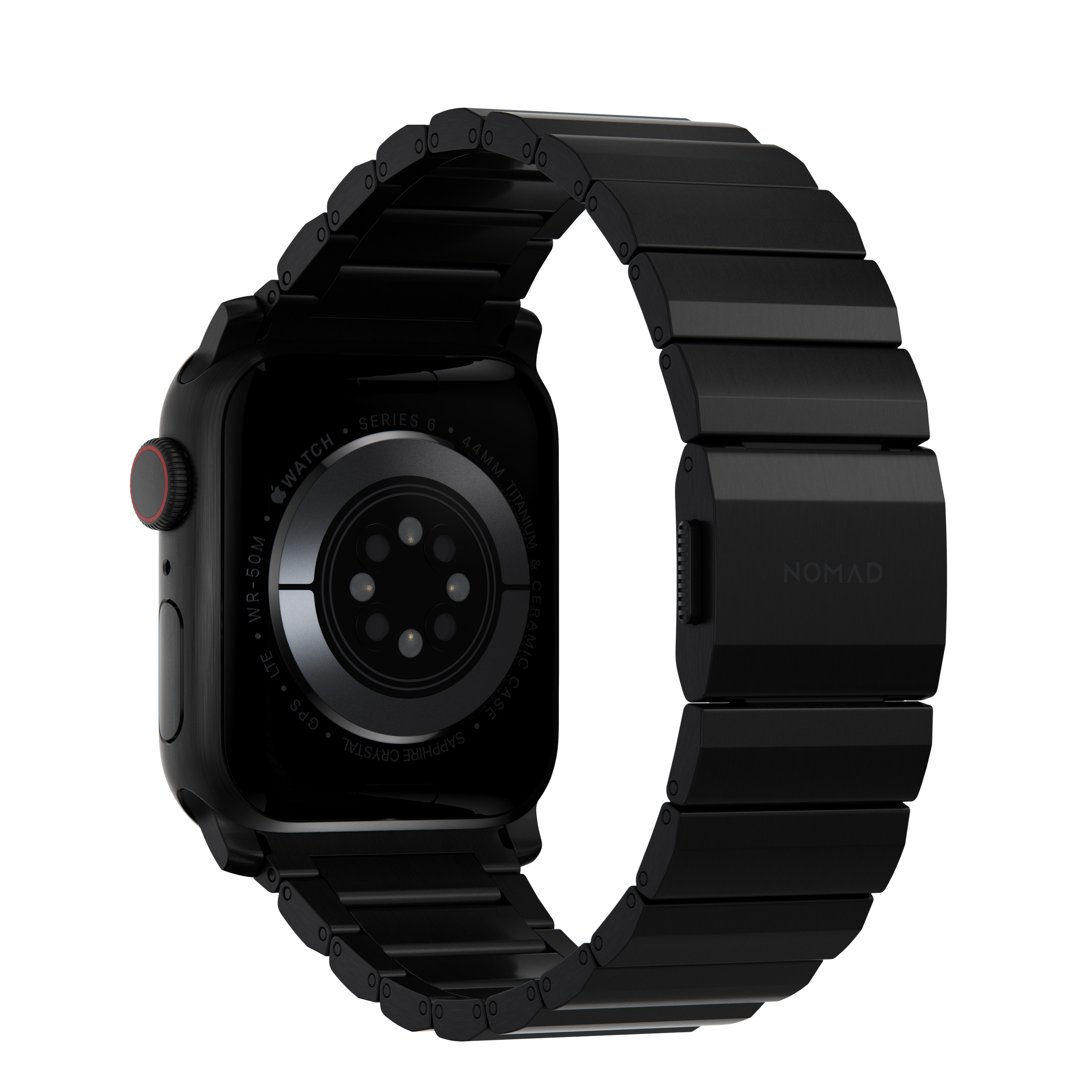 Apple Watch Series 7 45mm Titanium Armband, Svart