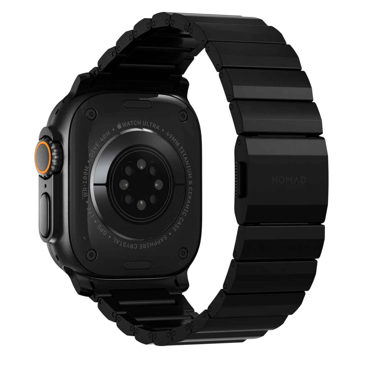Apple Watch Ultra 49mm 2nd Gen Titanium Armband, Svart
