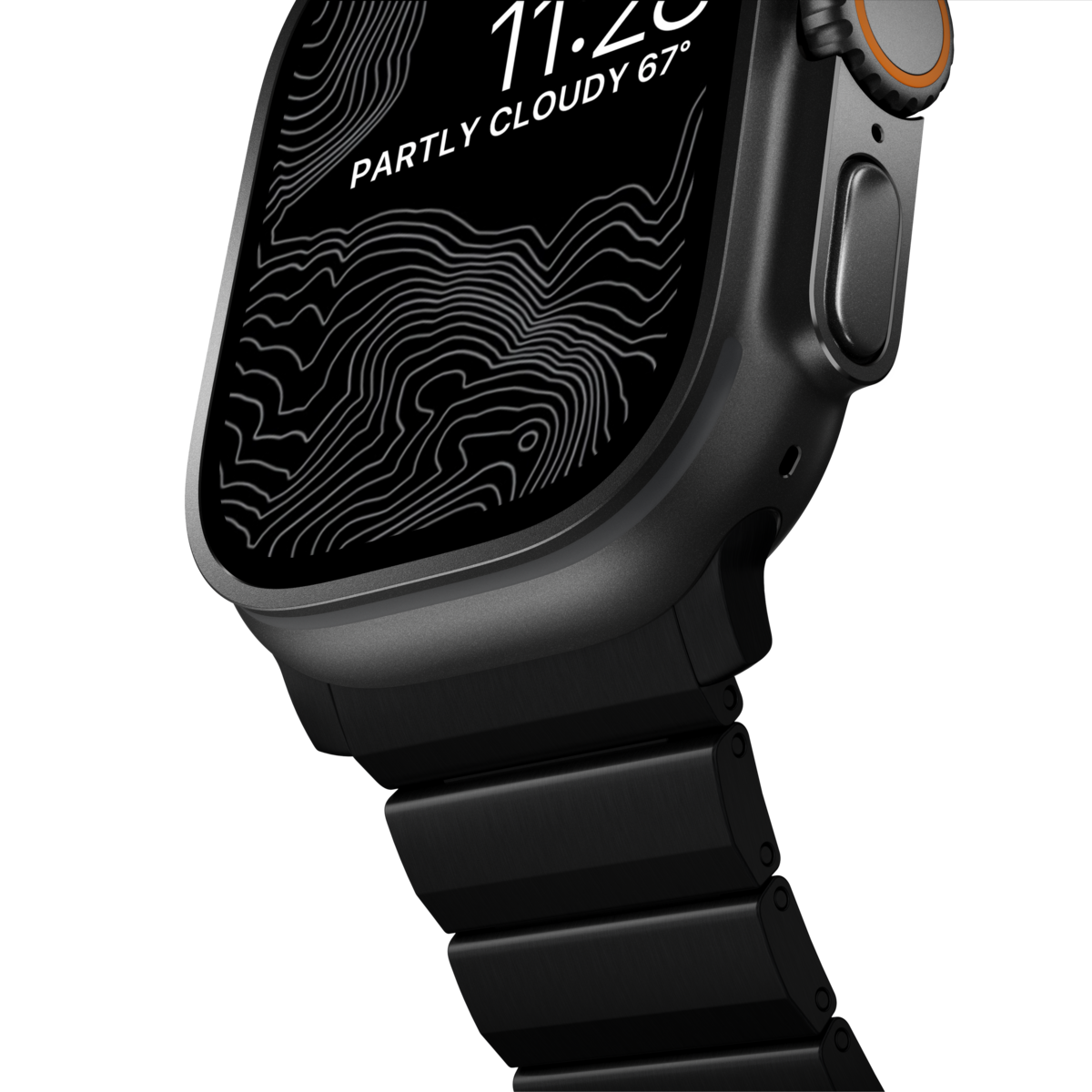 Apple Watch Ultra 49mm 2nd Gen Titanium Armband, Svart