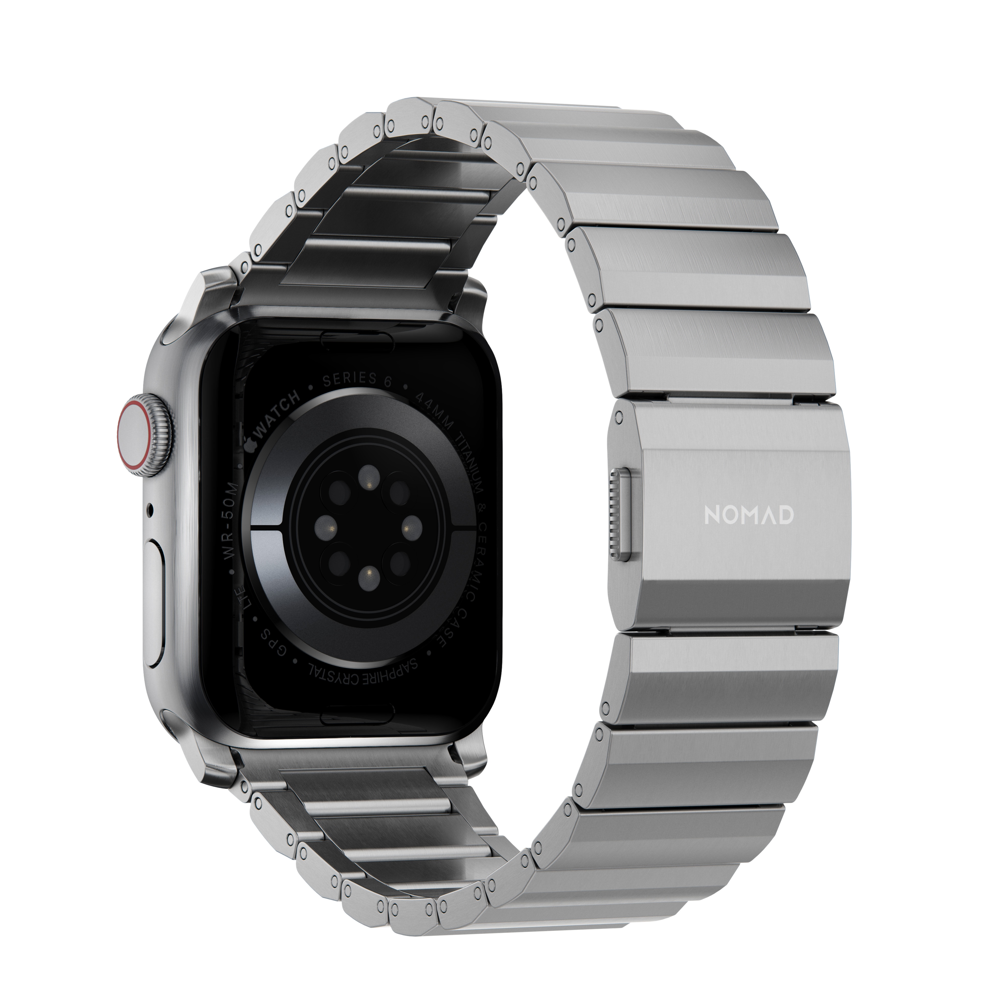 Apple Watch Series 10 46mm Titanium Armband, Silver