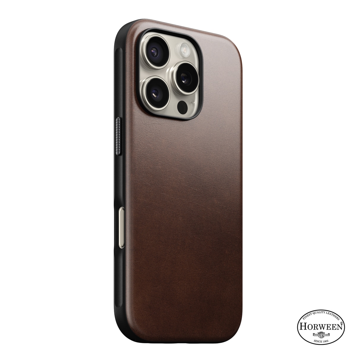 iPhone 16 Pro Läderskal MagSafe - Modern Horween Leather Rustic Brown