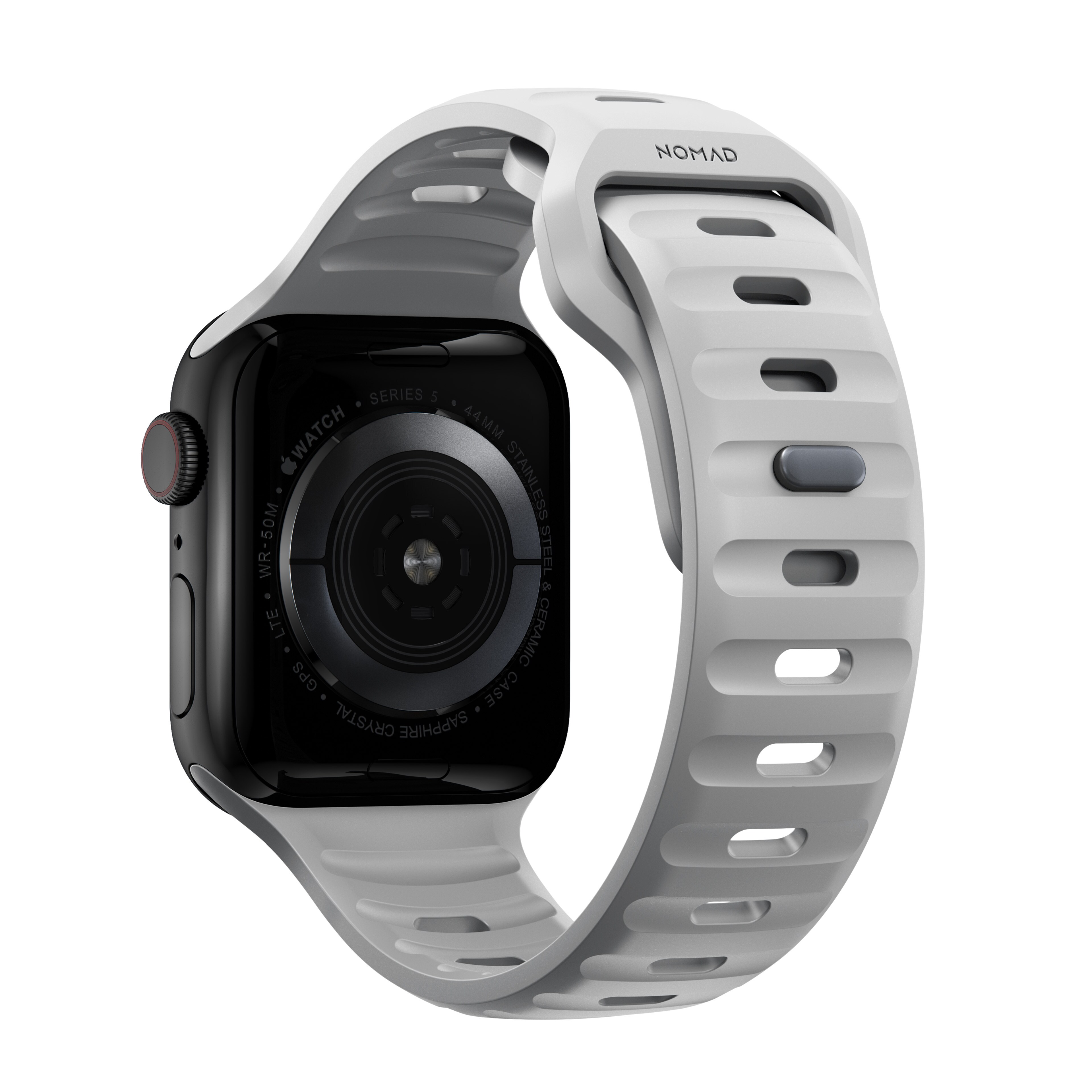 Apple Watch Series 8 45mm Armband - Sport Band Lunar Gray