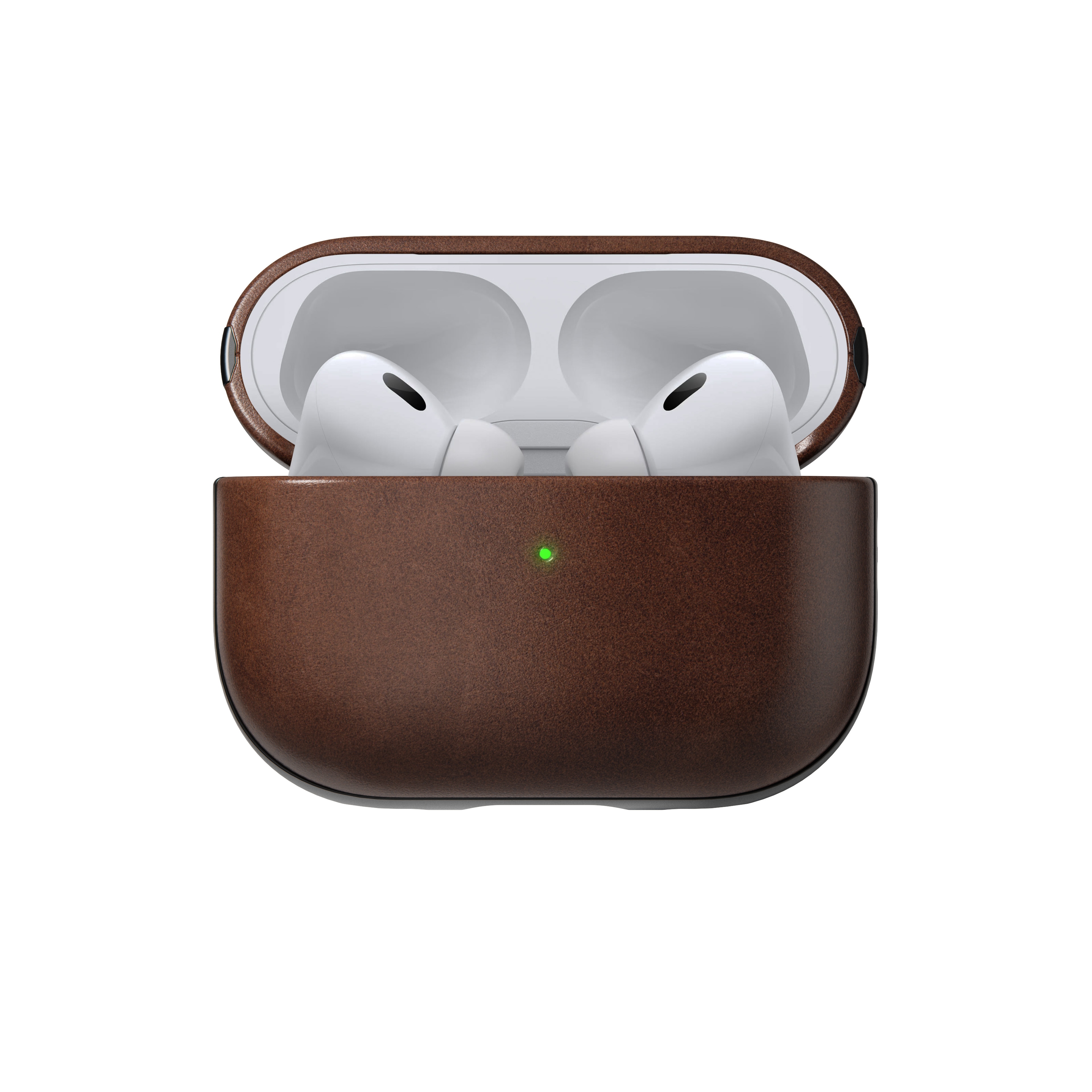 Apple AirPods Pro 2 Läderskal - Modern Case Horween Leather, Rustic Brown