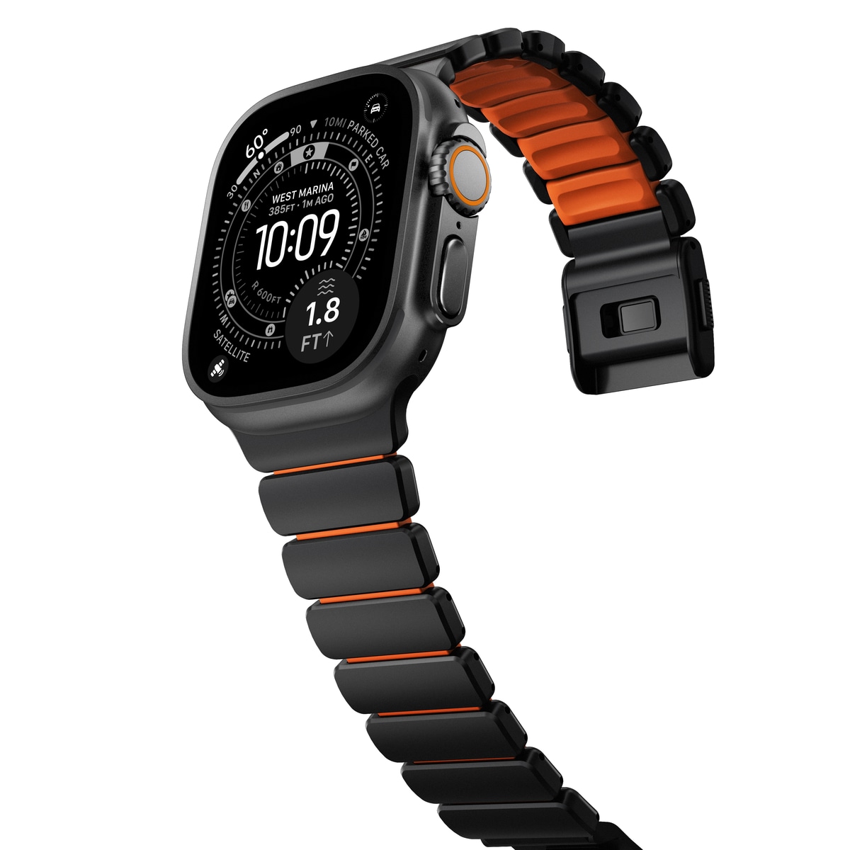Apple Watch Series 10 46mm Titanium Armband, Svart