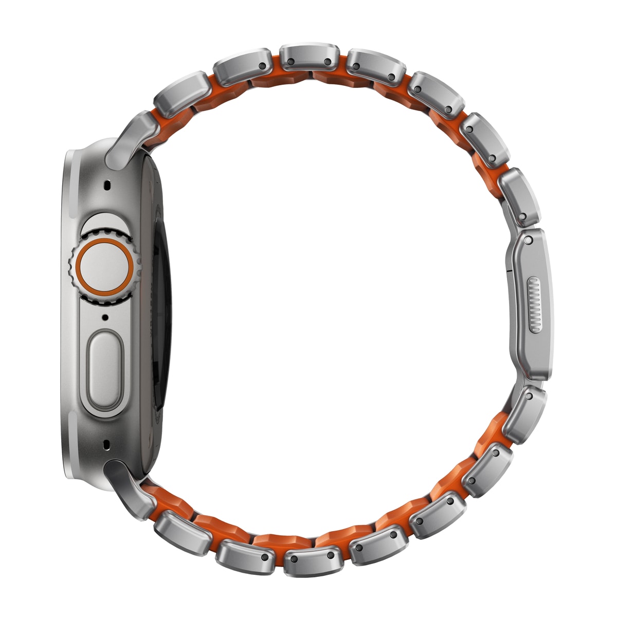 Apple Watch Series 10 46mm Titanium Armband, Silver