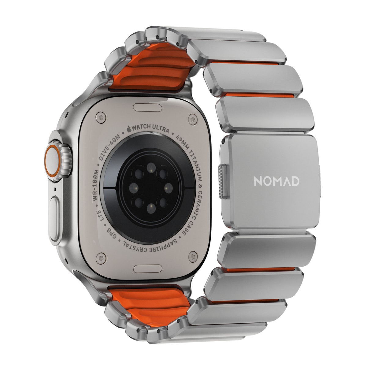 Apple Watch Series 10 46mm Titanium Armband, Silver