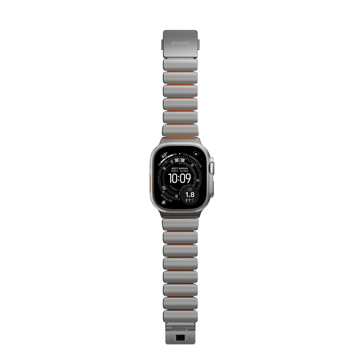 Apple Watch Series 10 46mm Titanium Armband, Silver