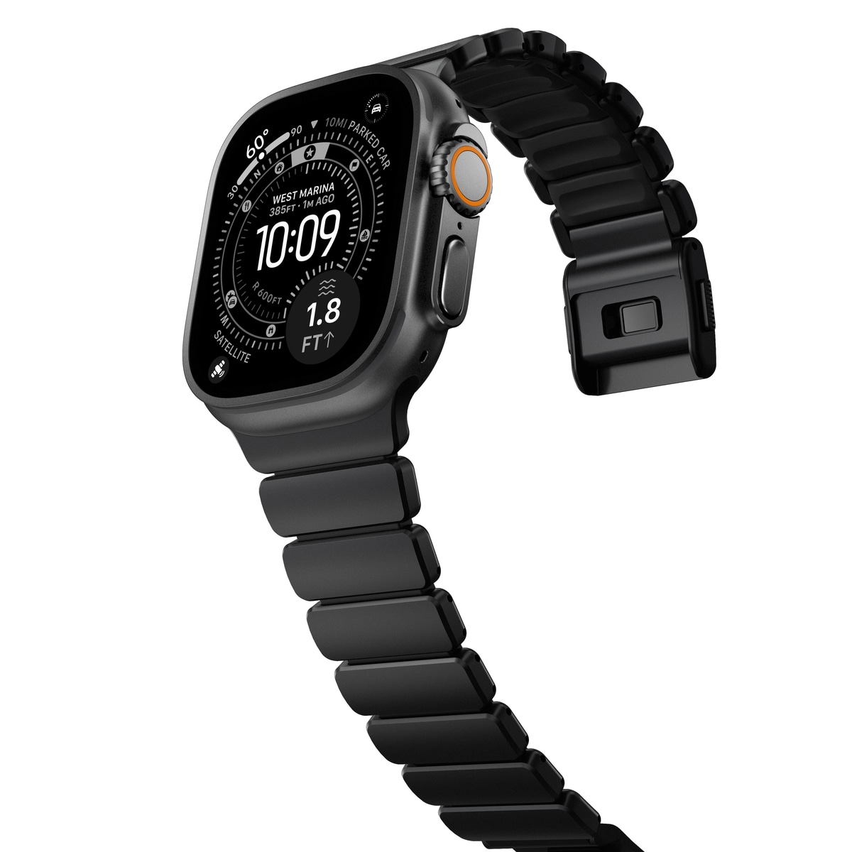 Apple Watch Series 10 46mm Titanium Armband, Svart