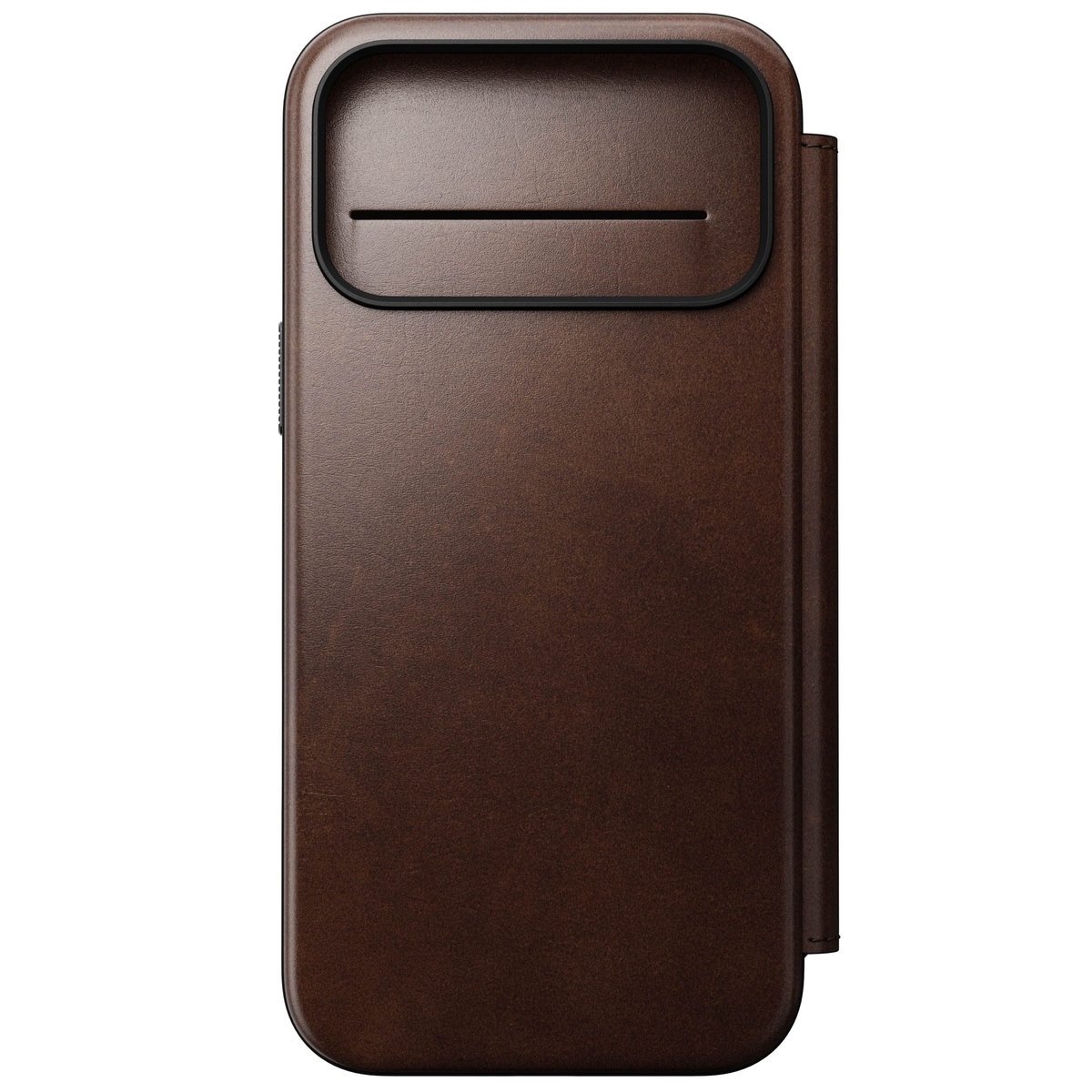 iPhone 17 Pro Max Läderfodral MagSafe  - Modern Horween Leather Folio Rustic Brown
