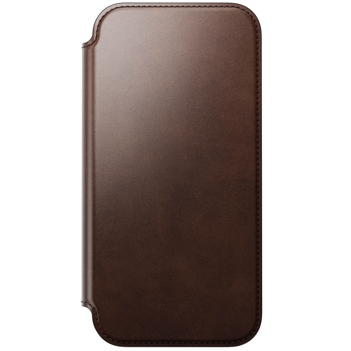 iPhone 17 Pro Max Läderfodral MagSafe  - Modern Horween Leather Folio Rustic Brown