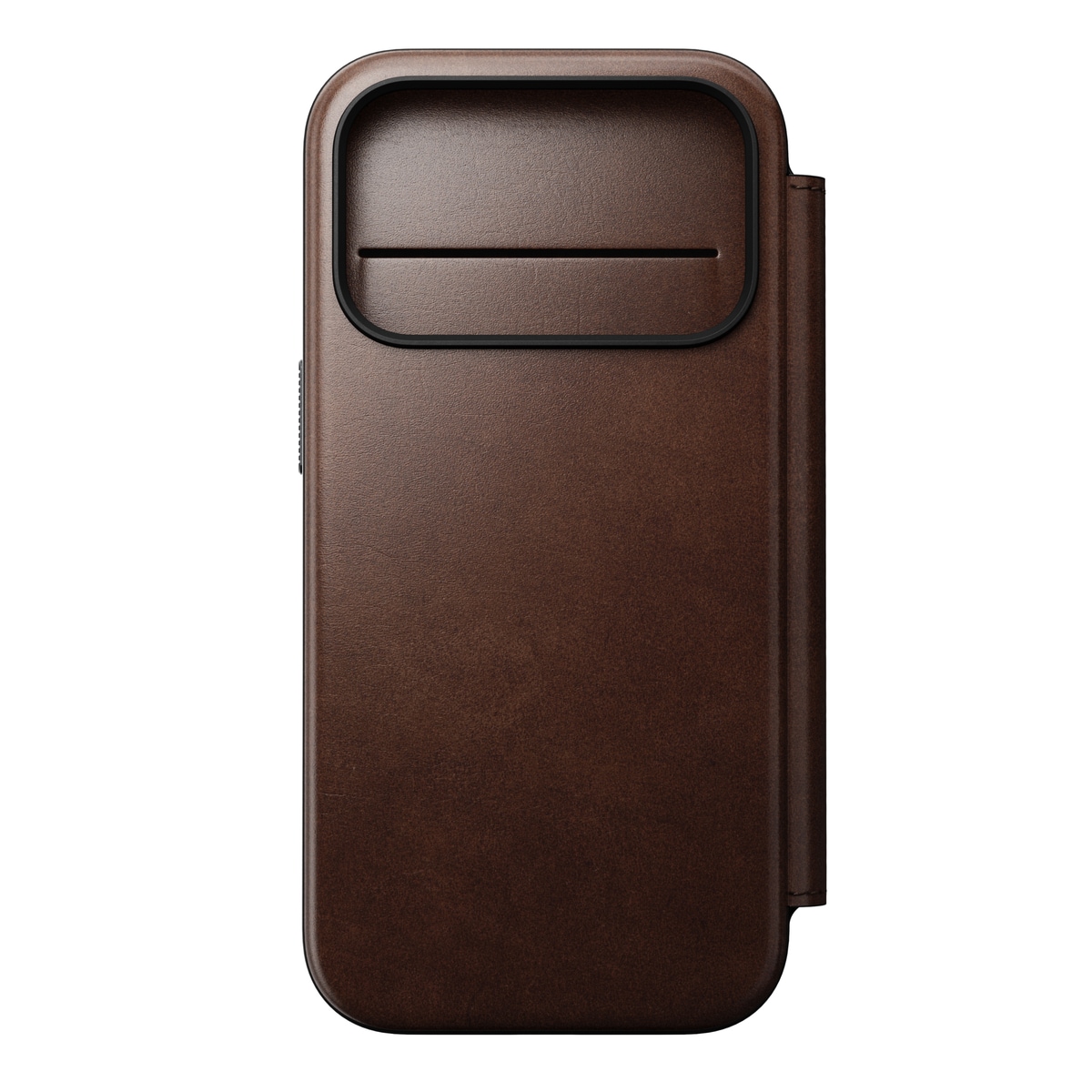 iPhone 17 Pro Läderfodral MagSafe  - Modern Horween Leather Folio Rustic Brown