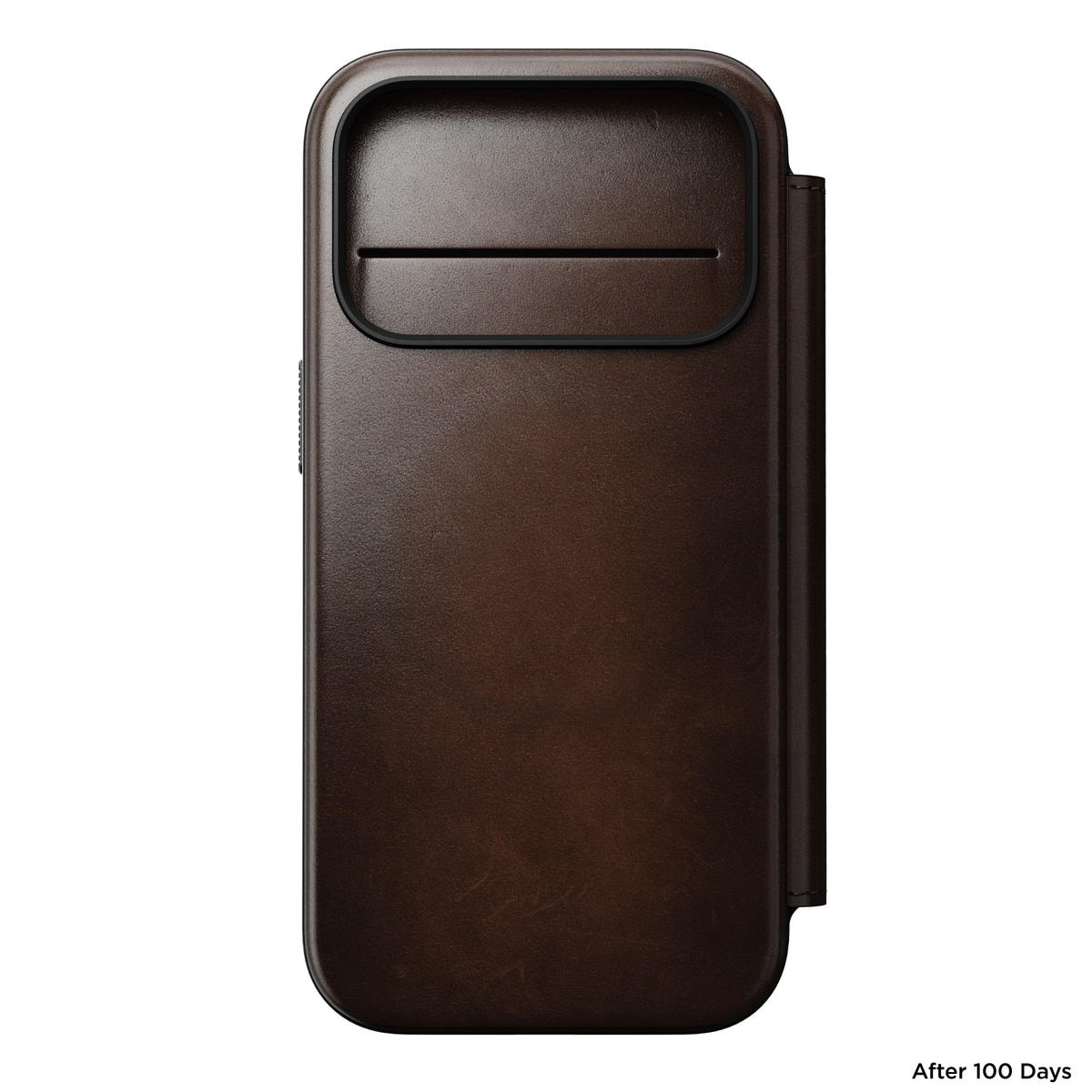 iPhone 17 Pro Läderfodral MagSafe  - Modern Horween Leather Folio Rustic Brown