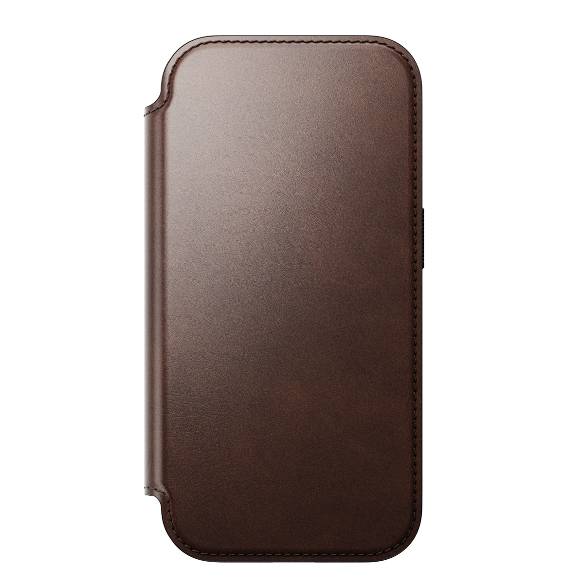 iPhone 17 Pro Läderfodral MagSafe  - Modern Horween Leather Folio Rustic Brown