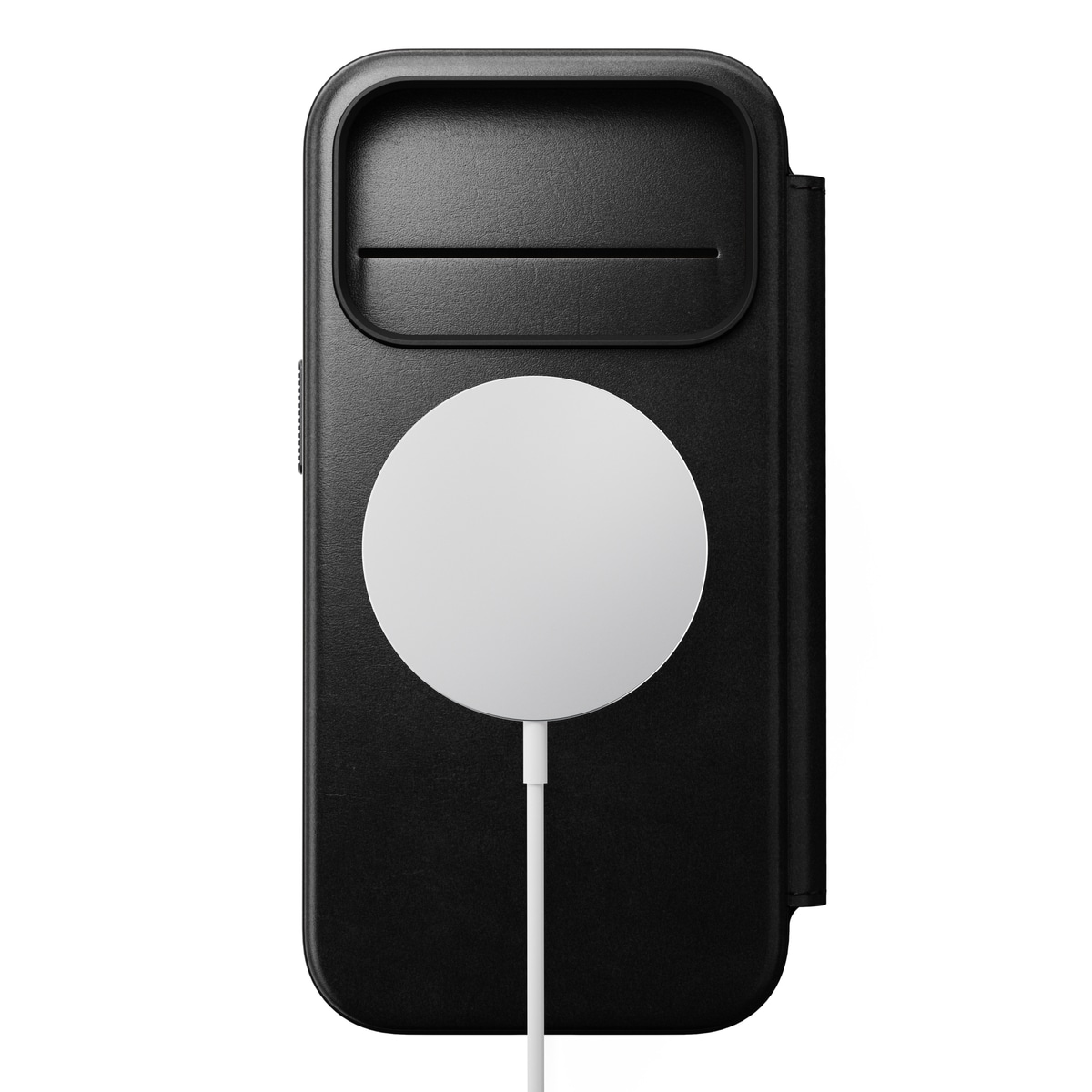 iPhone 17 Pro Läderfodral MagSafe  - Modern Horween Leather Folio Black