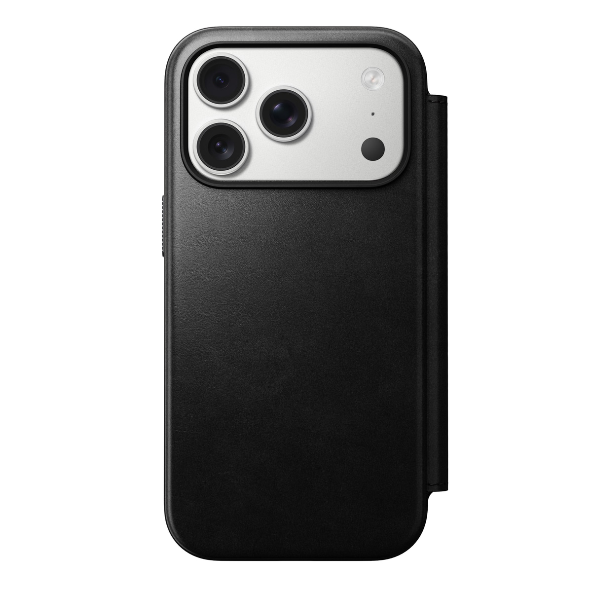 iPhone 17 Pro Läderfodral MagSafe  - Modern Horween Leather Folio Black