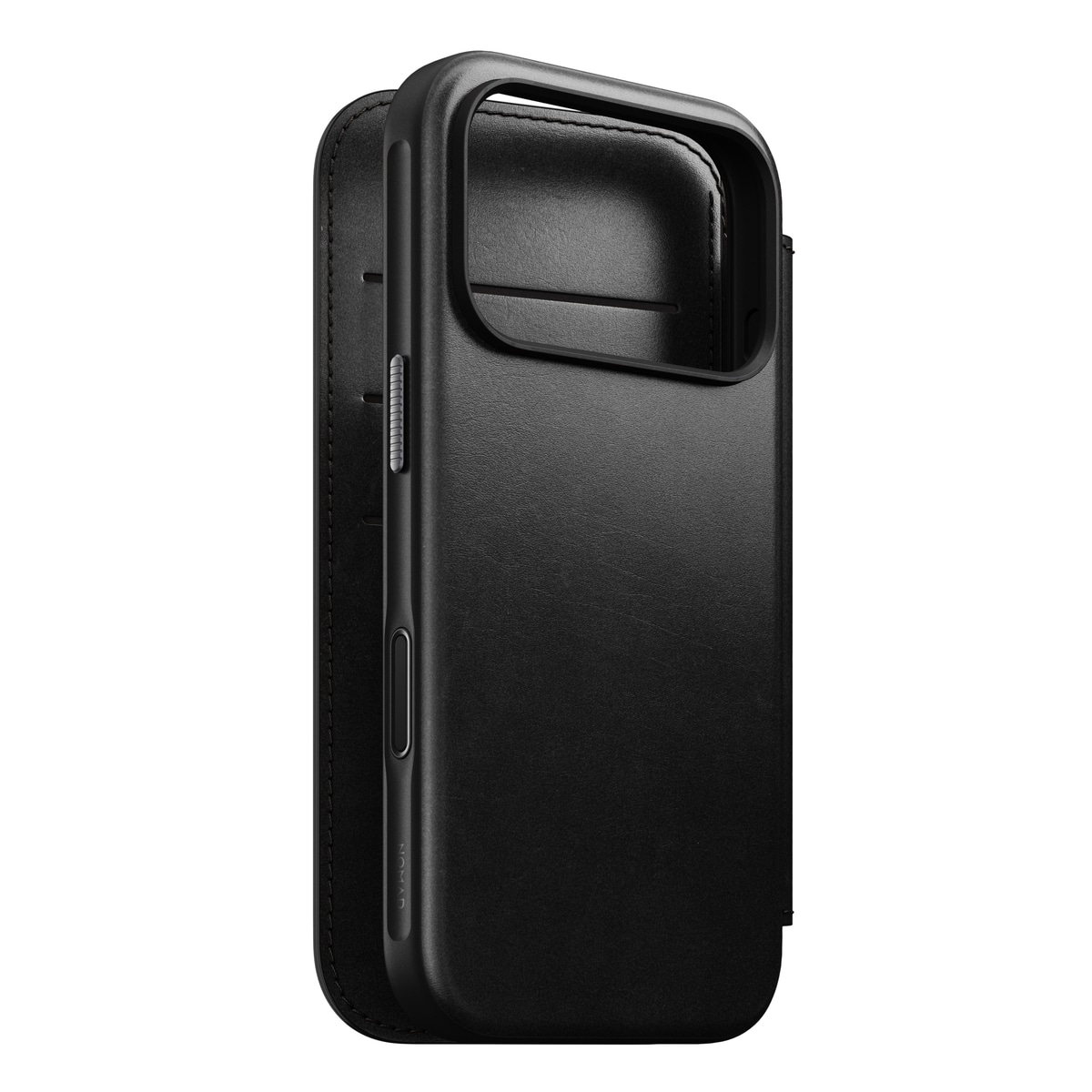 iPhone 17 Pro Läderfodral MagSafe  - Modern Horween Leather Folio Black