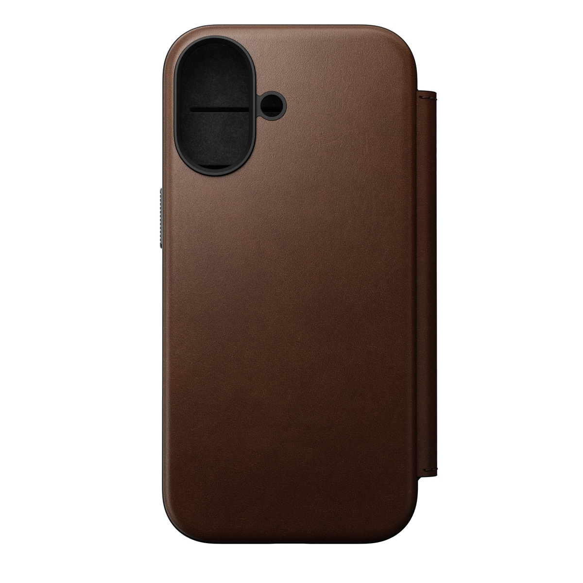 iPhone 17 Fodral MagSafe - Modern Leather Folio, Brown