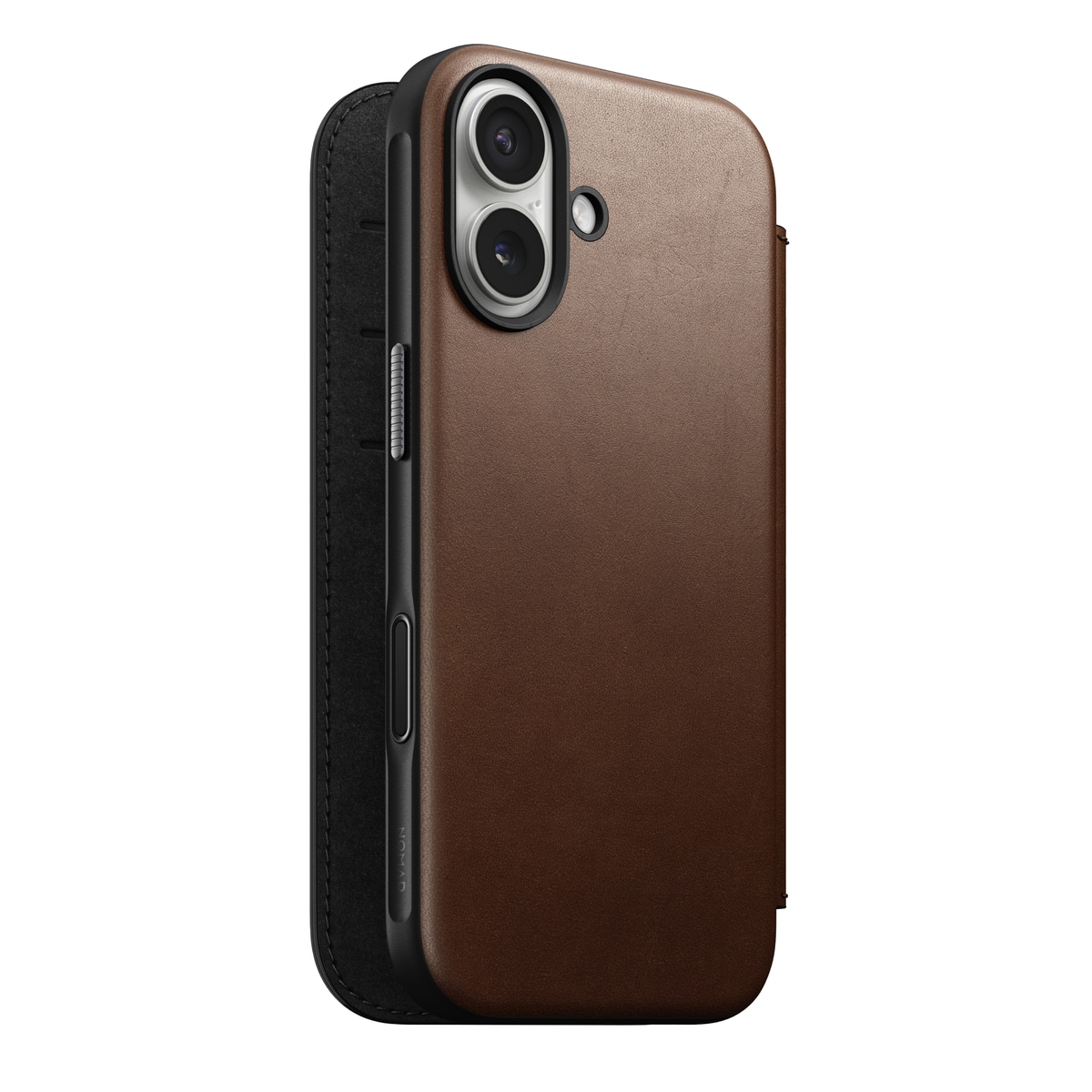 iPhone 17 Fodral MagSafe - Modern Leather Folio, Brown
