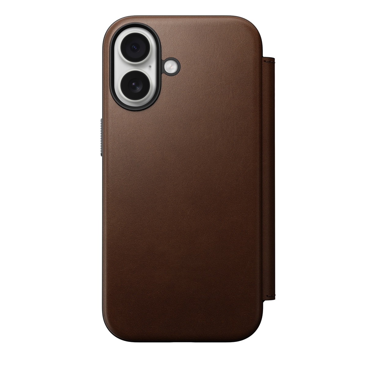 iPhone 17 Fodral MagSafe - Modern Leather Folio, Brown