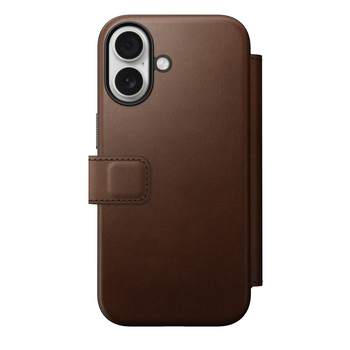 iPhone 17 Fodral MagSafe - Modern Leather Folio, Brown