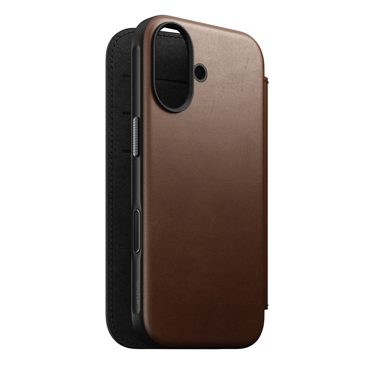 iPhone 17 Fodral MagSafe - Modern Leather Folio, Brown
