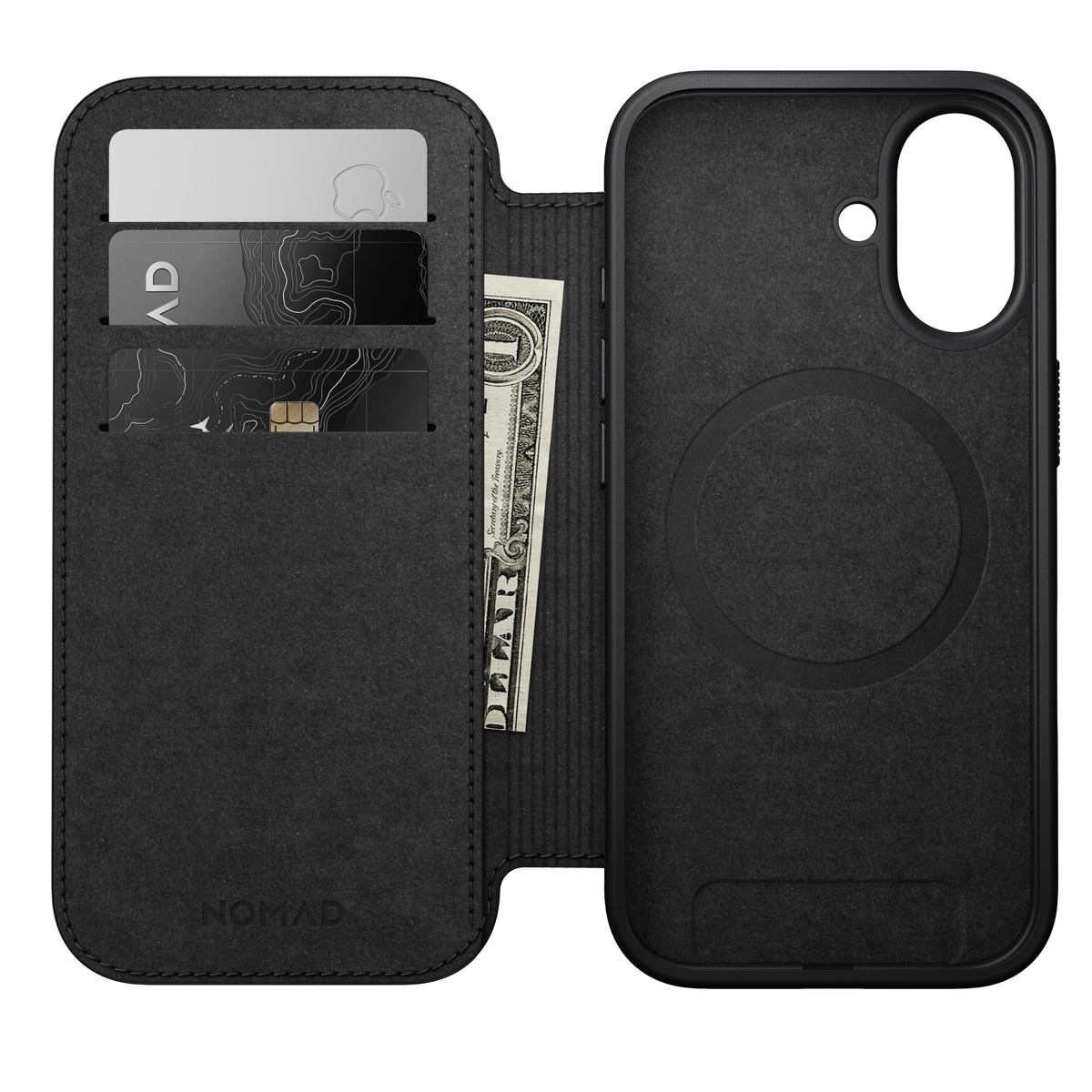 iPhone 17 Fodral MagSafe - Modern Leather Folio, Brown