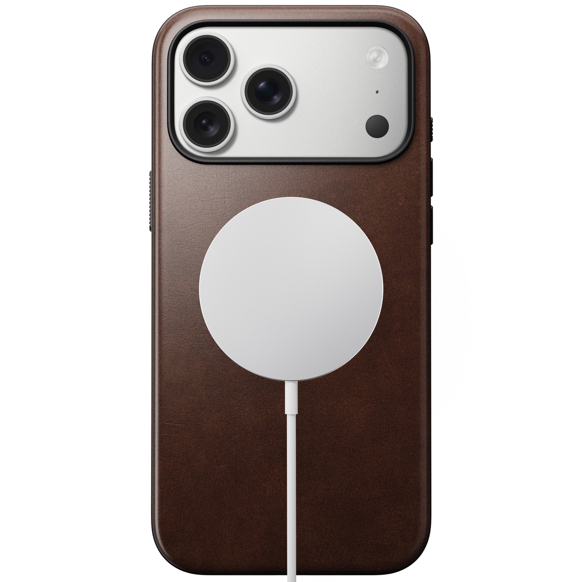 iPhone 17 Pro Max Läderskal MagSafe - Modern Horween Leather Rustic Brown