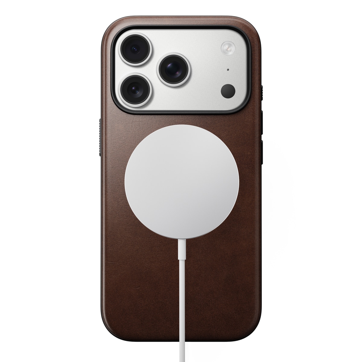 iPhone 17 Pro Läderskal MagSafe - Modern Horween Leather Rustic Brown
