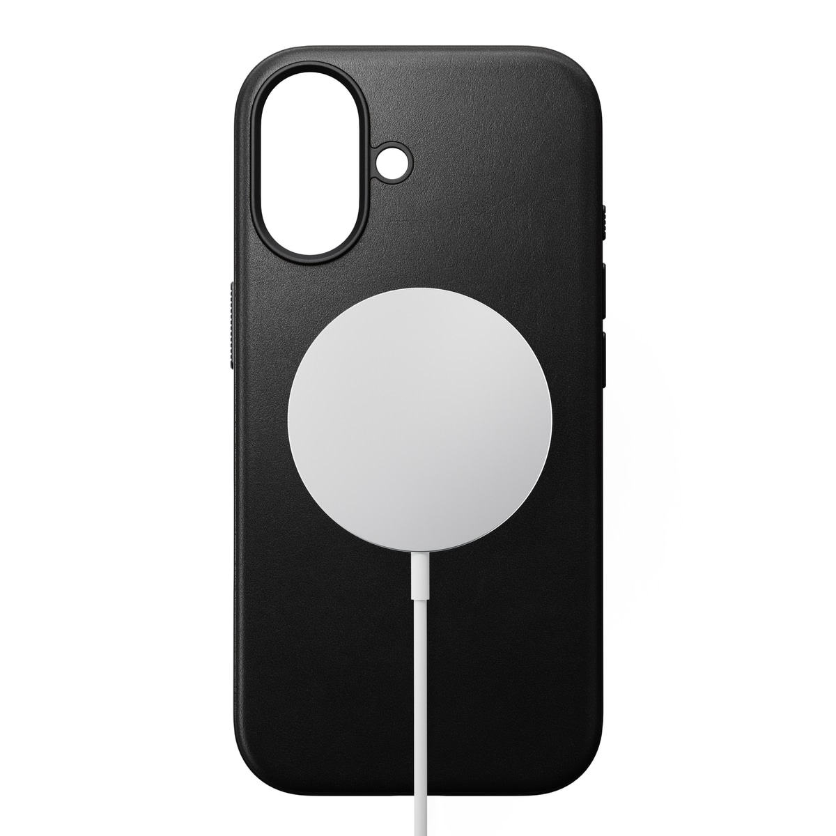iPhone 17 MagSafe Skal - Modern Leather Black